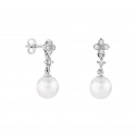 Pendientes para novia en plata y perlas (79B0101TD1) 2