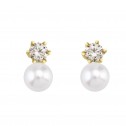 Pendientes de Diamantes con perlas (75A0102P)