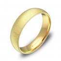 Alianza de boda de 5,0mm en oro amarillo hielo A0150H00A