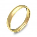 Alianza de boda con biseles 3,5mm en oro amarillo pulido C2335P00A