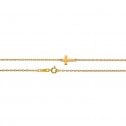 Pulsera de oro con diseño cruz (48307100)