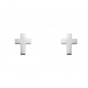 Pendientes de plata ley 925 forma de cruz (6B8307304)