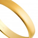 Alianza de boda oro amarillo 3,5mm efecto arena (50353M)