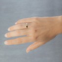 Alianza de boda oro y diamante 4 mm (55401002)