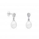 Pendientes para novia en plata y perlas (79B0200TE1) 2