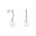 Pendientes para novia en plata y perlas (79B0500TD1) 2